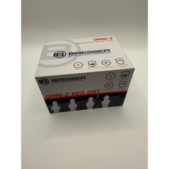 Bresser Omni-2 Red Dot Sight  Waterproof Shockproof New in Box - Picture 6 of 8